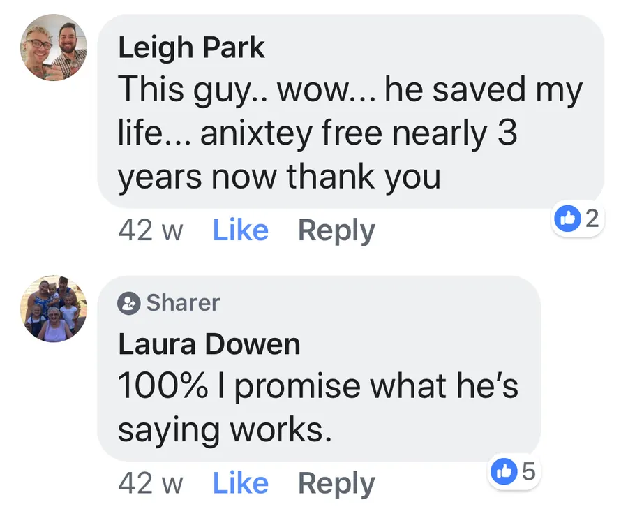 Linden Method testimonial screenshot 14