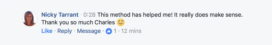 Linden Method testimonial screenshot 28