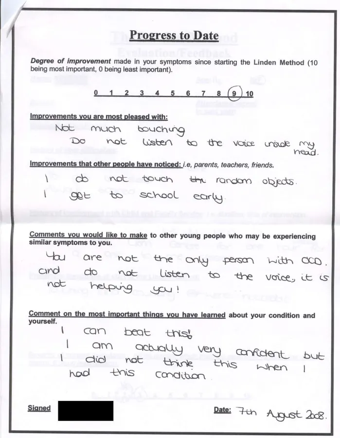 Linden Method testimonial screenshot 30