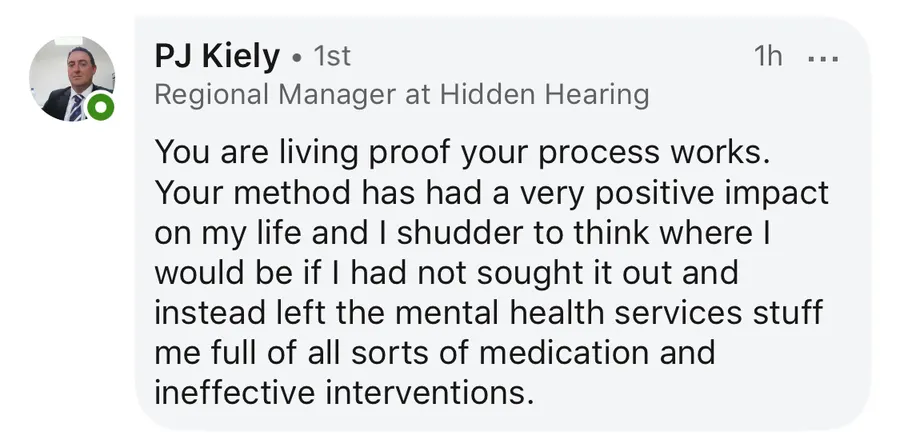 Linden Method testimonial screenshot 6